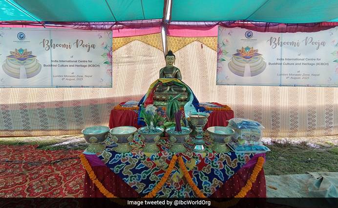 Construction Of India Centre For Buddhist Culture In Nepal Begins