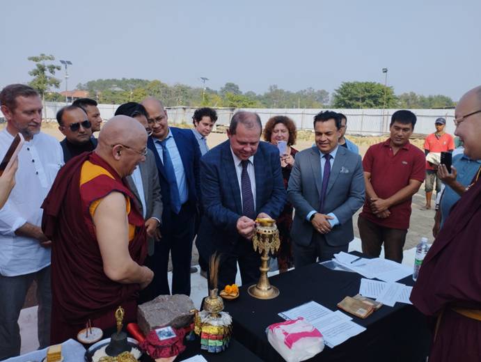 Construction of Russian Buddhist Temple begins in Lumbini
