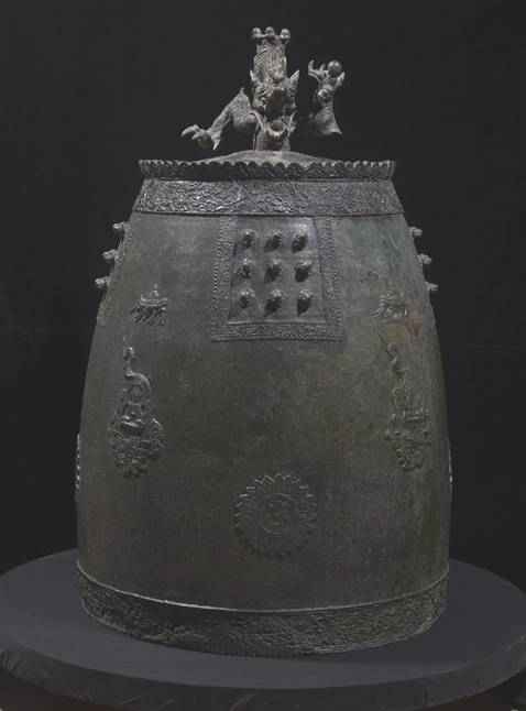 A late Goryeo-era Buddhist bronze bell housed in Naeso Temple in Buan, North Jeolla Province / Courtesy of CHA